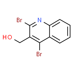 ChemSpider 2D Image | (2,4-Dibromo-3-quinolinyl)methanol | C10H7Br2NO