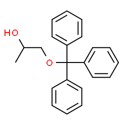 ChemSpider 2D Image | 1-(Trityloxy)-2-propanol | C22H22O2