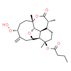 ChemSpider 2D Image | briarellin D hydroperoxide | C24H36O7