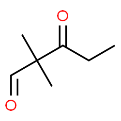 ChemSpider 2D Image | 2,2-Dimethyl-3-oxopentanal | C7H12O2