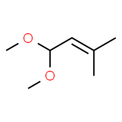 ChemSpider 2D Image | 1,1-Dimethoxy-3-methyl-2-butene | C7H14O2