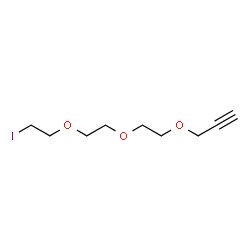 ChemSpider 2D Image | 3-[2-[2-(2-Iodoethoxy)ethoxy]ethoxy]-1-propyne | C9H15IO3