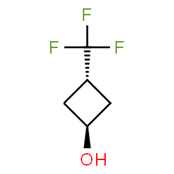 ChemSpider 2D Image | trans-3-(Trifluoromethyl)cyclobutanol | C5H7F3O