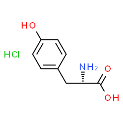 ChemSpider 2D Image | TYROSINE HYDROCHLORIDE | C9H12ClNO3