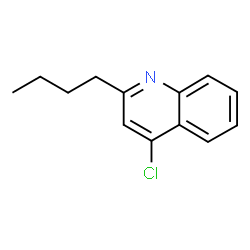 ChemSpider 2D Image | 2-Butyl-4-chloroquinoline | C13H14ClN