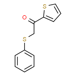 ChemSpider 2D Image | 2-(Phenylsulfanyl)-1-(2-thienyl)ethanone | C12H10OS2