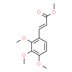 ChemSpider 2D Image | Methyl (2E)-3-(2,3,4-trimethoxyphenyl)acrylate | C13H16O5