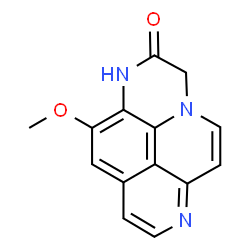 ChemSpider 2D Image | 11-Methoxy-1H-[1,6]naphthyridino[6,5,4-def]quinoxalin-2(3H)-one | C14H11N3O2