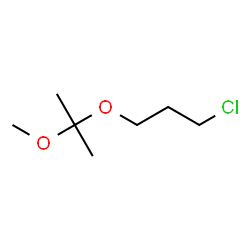 ChemSpider 2D Image | 1-Chloro-3-[(2-methoxy-2-propanyl)oxy]propane | C7H15ClO2