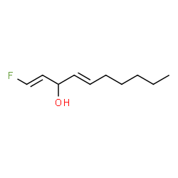 ChemSpider 2D Image | (1E,4E)-1-Fluoro-1,4-decadien-3-ol | C10H17FO