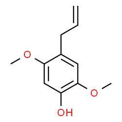 ChemSpider 2D Image | 4-Allyl-2,5-dimethoxyphenol | C11H14O3