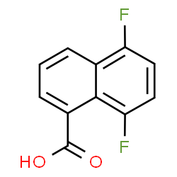 ChemSpider 2D Image | 5,8-Difluoro-1-naphthoic acid | C11H6F2O2