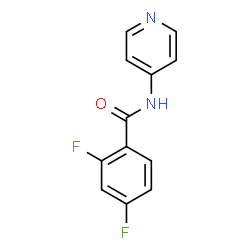 ChemSpider 2D Image | 2,4-Difluoro-N-(4-pyridinyl)benzamide | C12H8F2N2O
