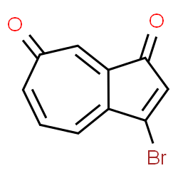 ChemSpider 2D Image | 3-Bromo-1,7-azulenedione | C10H5BrO2
