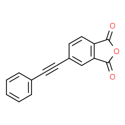 ChemSpider 2D Image | 4-Phenylethynylphthalic Anhydride | C16H8O3
