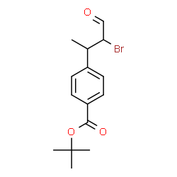 ChemSpider 2D Image | 2-Methyl-2-propanyl 4-(3-bromo-4-oxo-2-butanyl)benzoate | C15H19BrO3