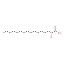 ChemSpider 2D Image | (2R)-2-Bromohexadecanoic acid | C16H31BrO2