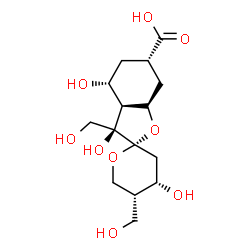ChemSpider 2D Image | phyllaemblic acid B | C15H24O9