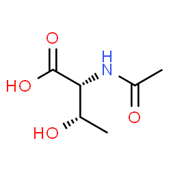 ChemSpider 2D Image | N-Acetyl-D-threonine | C6H11NO4