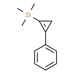 ChemSpider 2D Image | Trimethyl(2-phenyl-1-cyclopropen-1-yl)silane | C12H16Si