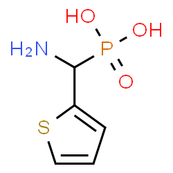 ChemSpider 2D Image | [Amino(2-thienyl)methyl]phosphonic acid | C5H8NO3PS