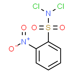 ChemSpider 2D Image | N,N-Dichloro-2-nitrobenzenesulfonamide | C6H4Cl2N2O4S