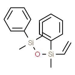ChemSpider 2D Image | 1,3-Dimethyl-1,3-diphenyl-1,3-divinyldisiloxane | C18H22OSi2