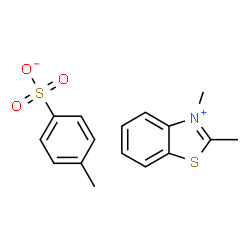 ChemSpider 2D Image | 2,3-Dimethylbenzothiazolium tosylate | C16H17NO3S2