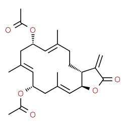 ChemSpider 2D Image | claviolide | C24H32O6