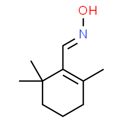 ChemSpider 2D Image | (E)-N-Hydroxy-1-(2,6,6-trimethyl-1-cyclohexen-1-yl)methanimine | C10H17NO