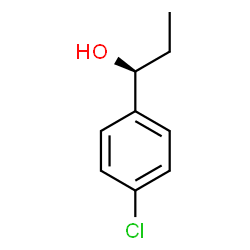 ChemSpider 2D Image | (1S)-1-(4-Chlorophenyl)-1-propanol | C9H11ClO