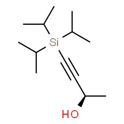 ChemSpider 2D Image | (2R)-4-(Triisopropylsilyl)-3-butyn-2-ol | C13H26OSi