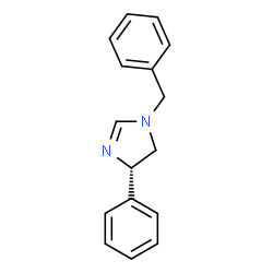 ChemSpider 2D Image | (4S)-1-Benzyl-4-phenyl-4,5-dihydro-1H-imidazole | C16H16N2