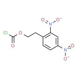 ChemSpider 2D Image | 2-(2,4-Dinitrophenyl)ethyl carbonochloridate | C9H7ClN2O6