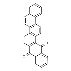 ChemSpider 2D Image | 7,8-Dihydrobenzo[b]picene-9,14-dione | C26H16O2