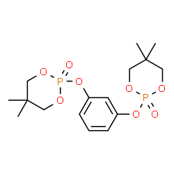 ChemSpider 2D Image | 2,2'-[1,3-Phenylenebis(oxy)]bis(5,5-dimethyl-1,3,2-dioxaphosphinane) 2,2'-dioxide | C16H24O8P2