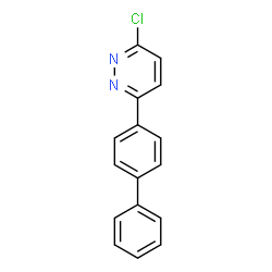 ChemSpider 2D Image | 3-(4-Biphenylyl)-6-chloropyridazine | C16H11ClN2