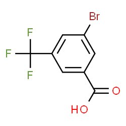 ChemSpider 2D Image | 3-Bromo-5-(trifluoromethyl)benzoic acid | C8H4BrF3O2