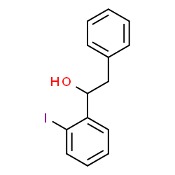 ChemSpider 2D Image | 1-(2-Iodophenyl)-2-phenylethanol | C14H13IO
