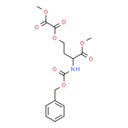ChemSpider 2D Image | 3-{[(Benzyloxy)carbonyl]amino}-4-methoxy-4-oxobutyl methyl oxalate | C16H19NO8