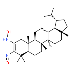 ChemSpider 2D Image | N-Hydroxy-3-nitrosolup-2-en-2-amine | C30H50N2O2