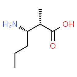 ChemSpider 2D Image | (2S,3S)-3-Amino-2-methylhexanoic acid | C7H15NO2