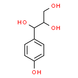 ChemSpider 2D Image | 1-(4-Hydroxyphenyl)-1,2,3-propanetriol | C9H12O4