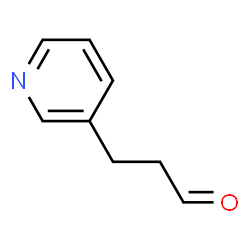 ChemSpider 2D Image | 3-(3-Pyridinyl)propanal | C8H9NO