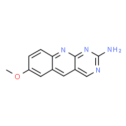 ChemSpider 2D Image | 7-Methoxypyrimido[4,5-b]quinolin-2-amine | C12H10N4O
