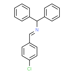ChemSpider 2D Image | (E)-1-(4-Chlorophenyl)-N-(diphenylmethyl)methanimine | C20H16ClN