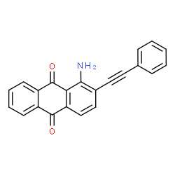 ChemSpider 2D Image | 1-Amino-2-(phenylethynyl)-9,10-anthraquinone | C22H13NO2