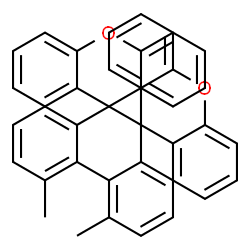 ChemSpider 2D Image | 4',5'-Dimethyldispiro[xanthene-9,9'-phenanthrene-10',9''-xanthene] | C40H28O2