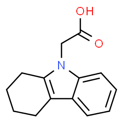 ChemSpider 2D Image | 1,2,3,4-TETRAHYDROCARBAZOL-9-YLACETIC ACID | C14H15NO2