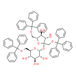 ChemSpider 2D Image | 1',6,6'-TRI-O-TRITYLSUCROSE | C69H64O11